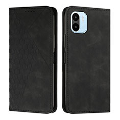 Funda de Cuero Cartera con Soporte Carcasa Y02X para Xiaomi Redmi A1 Negro