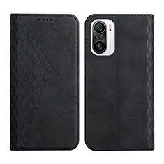 Funda de Cuero Cartera con Soporte Carcasa Y02X para Xiaomi Redmi K40 5G Negro