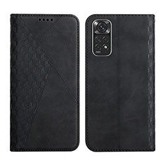 Funda de Cuero Cartera con Soporte Carcasa Y02X para Xiaomi Redmi Note 11 4G (2022) Negro