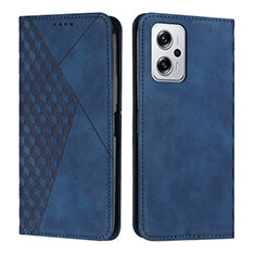 Funda de Cuero Cartera con Soporte Carcasa Y02X para Xiaomi Redmi Note 11T Pro 5G Azul