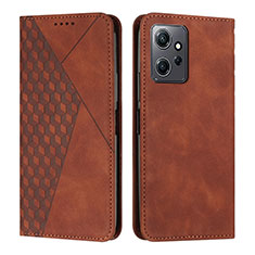 Funda de Cuero Cartera con Soporte Carcasa Y02X para Xiaomi Redmi Note 12 4G Marron