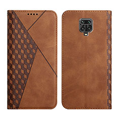 Funda de Cuero Cartera con Soporte Carcasa Y02X para Xiaomi Redmi Note 9 Pro Marron