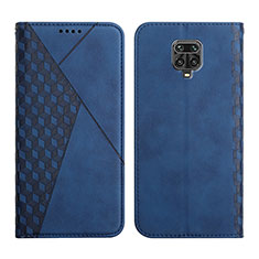 Funda de Cuero Cartera con Soporte Carcasa Y02X para Xiaomi Redmi Note 9S Azul