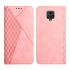 Funda de Cuero Cartera con Soporte Carcasa Y02X para Xiaomi Redmi Note 9S Oro Rosa