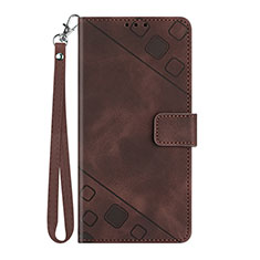 Funda de Cuero Cartera con Soporte Carcasa Y03B para Google Pixel 6 5G Marron