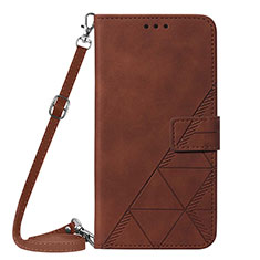 Funda de Cuero Cartera con Soporte Carcasa Y03B para Samsung Galaxy S20 FE (2022) 5G Marron