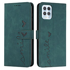 Funda de Cuero Cartera con Soporte Carcasa Y03X para Motorola Moto Edge S 5G Verde