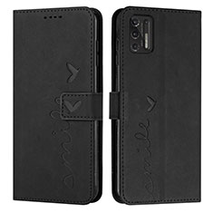 Funda de Cuero Cartera con Soporte Carcasa Y03X para Motorola Moto G Stylus (2021) Negro