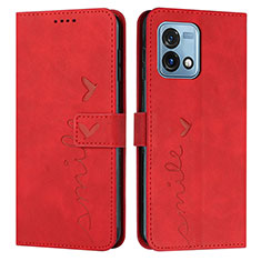 Funda de Cuero Cartera con Soporte Carcasa Y03X para Motorola Moto G Stylus (2023) 4G Rojo