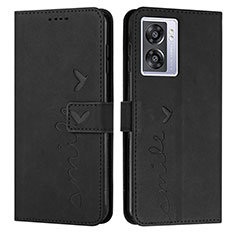 Funda de Cuero Cartera con Soporte Carcasa Y03X para Oppo K10 5G India Negro