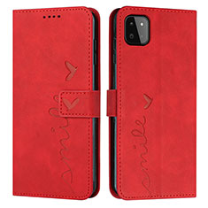 Funda de Cuero Cartera con Soporte Carcasa Y03X para Samsung Galaxy A22 5G Rojo