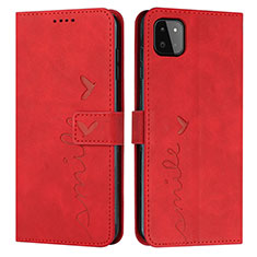 Funda de Cuero Cartera con Soporte Carcasa Y03X para Samsung Galaxy A22s 5G Rojo