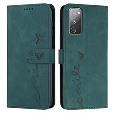 Funda de Cuero Cartera con Soporte Carcasa Y03X para Samsung Galaxy S20 FE (2022) 5G Verde