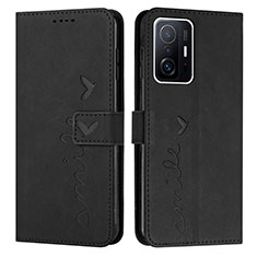 Funda de Cuero Cartera con Soporte Carcasa Y03X para Xiaomi Mi 11T 5G Negro