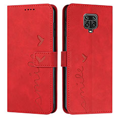 Funda de Cuero Cartera con Soporte Carcasa Y03X para Xiaomi Poco M2 Pro Rojo