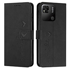 Funda de Cuero Cartera con Soporte Carcasa Y03X para Xiaomi Redmi 10 Power Negro