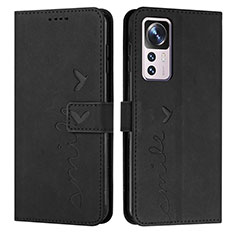 Funda de Cuero Cartera con Soporte Carcasa Y03X para Xiaomi Redmi K50 Ultra 5G Negro