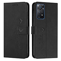 Funda de Cuero Cartera con Soporte Carcasa Y03X para Xiaomi Redmi Note 11 Pro 4G Negro