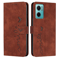 Funda de Cuero Cartera con Soporte Carcasa Y03X para Xiaomi Redmi Note 11E 5G Marron