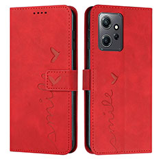 Funda de Cuero Cartera con Soporte Carcasa Y03X para Xiaomi Redmi Note 12 4G Rojo