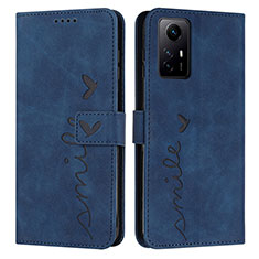 Funda de Cuero Cartera con Soporte Carcasa Y03X para Xiaomi Redmi Note 12S Azul