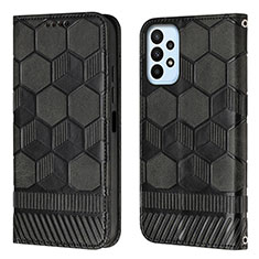 Funda de Cuero Cartera con Soporte Carcasa Y04B para Samsung Galaxy A23 5G Negro