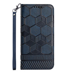 Funda de Cuero Cartera con Soporte Carcasa Y04B para Samsung Galaxy A53 5G Azul