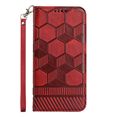 Funda de Cuero Cartera con Soporte Carcasa Y04B para Samsung Galaxy A53 5G Rojo