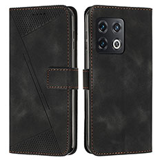 Funda de Cuero Cartera con Soporte Carcasa Y04X para OnePlus 10 Pro 5G Negro