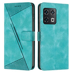 Funda de Cuero Cartera con Soporte Carcasa Y04X para OnePlus 10 Pro 5G Verde