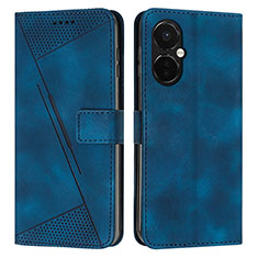 Funda de Cuero Cartera con Soporte Carcasa Y04X para OnePlus Nord CE 3 5G Azul