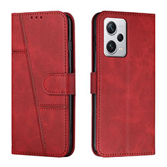 Funda de Cuero Cartera con Soporte Carcasa Y04X para Xiaomi Redmi Note 12 Explorer Rojo