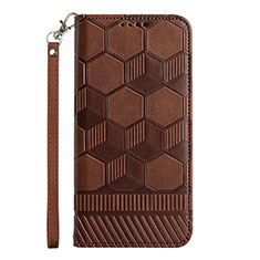 Funda de Cuero Cartera con Soporte Carcasa Y05B para Samsung Galaxy A02s Marron