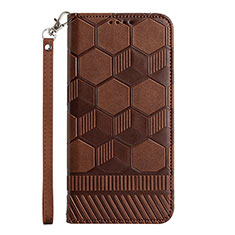 Funda de Cuero Cartera con Soporte Carcasa Y05B para Samsung Galaxy A03s Marron