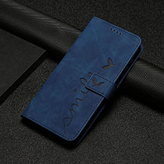 Funda de Cuero Cartera con Soporte Carcasa Y06X para Motorola Moto Edge 30 Lite 5G Azul