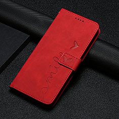 Funda de Cuero Cartera con Soporte Carcasa Y06X para Xiaomi Poco F5 5G Rojo