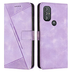 Funda de Cuero Cartera con Soporte Carcasa Y07X para Motorola Moto G Play (2023) Morado