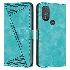 Funda de Cuero Cartera con Soporte Carcasa Y07X para Motorola Moto G Play (2023) Verde