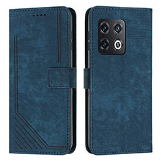 Funda de Cuero Cartera con Soporte Carcasa Y07X para OnePlus 10 Pro 5G Azul