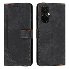 Funda de Cuero Cartera con Soporte Carcasa Y07X para OnePlus Nord CE 3 5G Negro