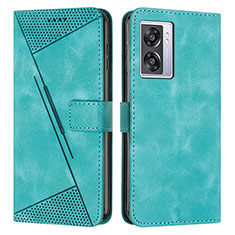 Funda de Cuero Cartera con Soporte Carcasa Y07X para Realme V23i 5G Verde