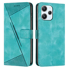 Funda de Cuero Cartera con Soporte Carcasa Y07X para Xiaomi Redmi 12 4G Verde