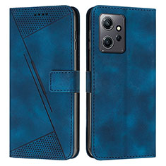 Funda de Cuero Cartera con Soporte Carcasa Y07X para Xiaomi Redmi Note 12 4G Azul