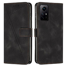 Funda de Cuero Cartera con Soporte Carcasa Y07X para Xiaomi Redmi Note 12S Negro