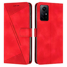 Funda de Cuero Cartera con Soporte Carcasa Y07X para Xiaomi Redmi Note 12S Rojo