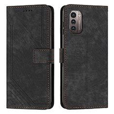 Funda de Cuero Cartera con Soporte Carcasa Y08X para Nokia G11 Negro