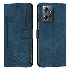 Funda de Cuero Cartera con Soporte Carcasa Y08X para Xiaomi Redmi Note 12 4G Azul