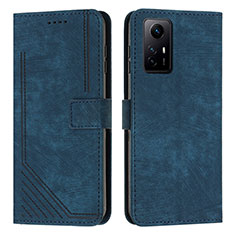 Funda de Cuero Cartera con Soporte Carcasa Y08X para Xiaomi Redmi Note 12S Azul