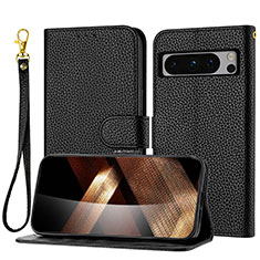 Funda de Cuero Cartera con Soporte Carcasa Y09X para Google Pixel 8 Pro 5G Negro