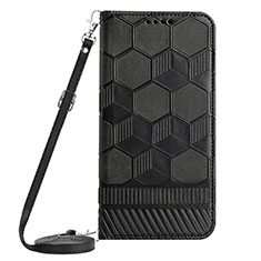 Funda de Cuero Cartera con Soporte Carcasa YB1 para Samsung Galaxy A34 5G Negro